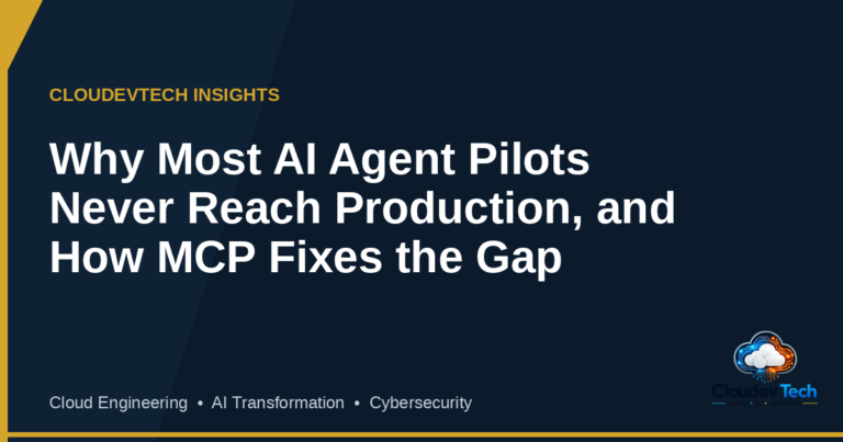 Why Most AI Agent Pilots Never Reach Production, and How MCP Fixes the Gap